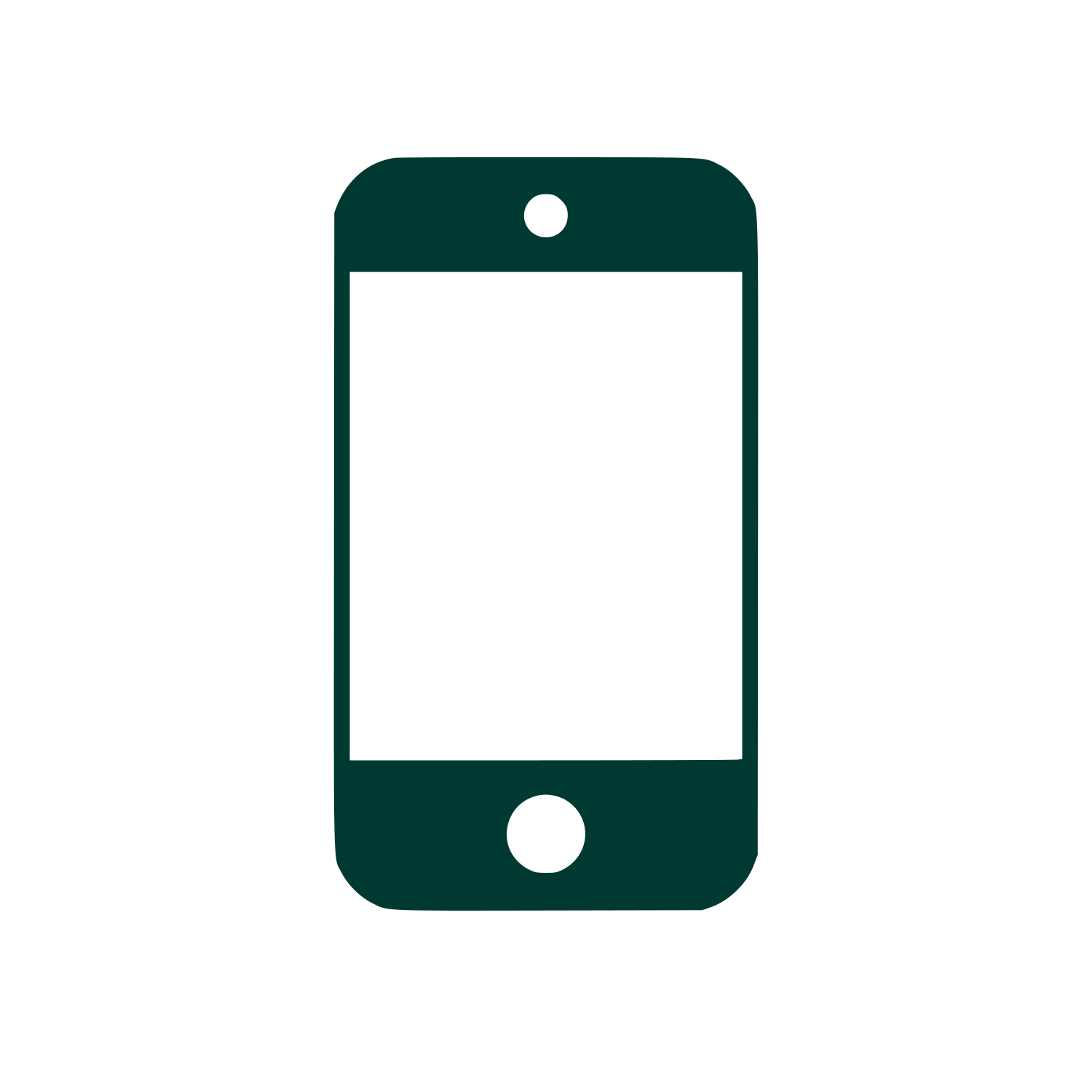 Smartphone Screen Logo #003932