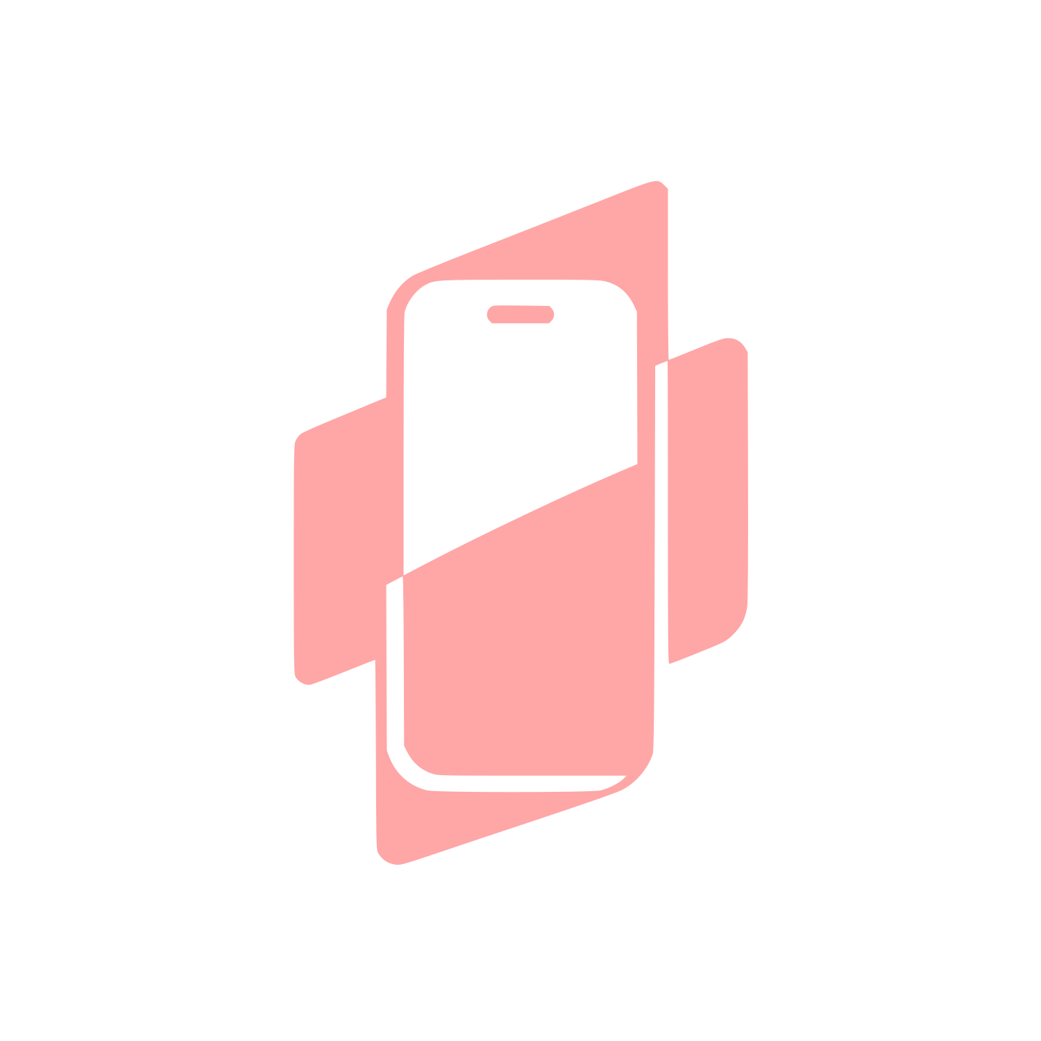 Smartphone Rotation Logo #ffa6a6