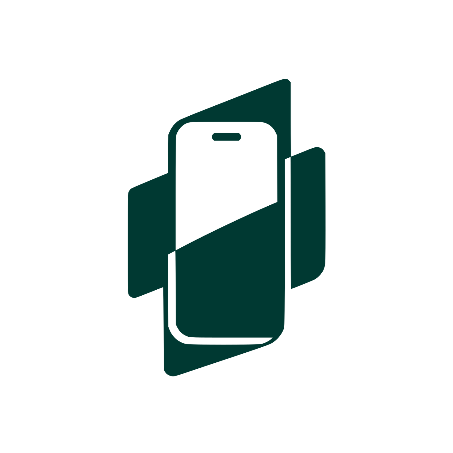 Smartphone Rotation Logo #003932