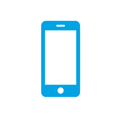 Smartphone Flat Logo #00a3e4