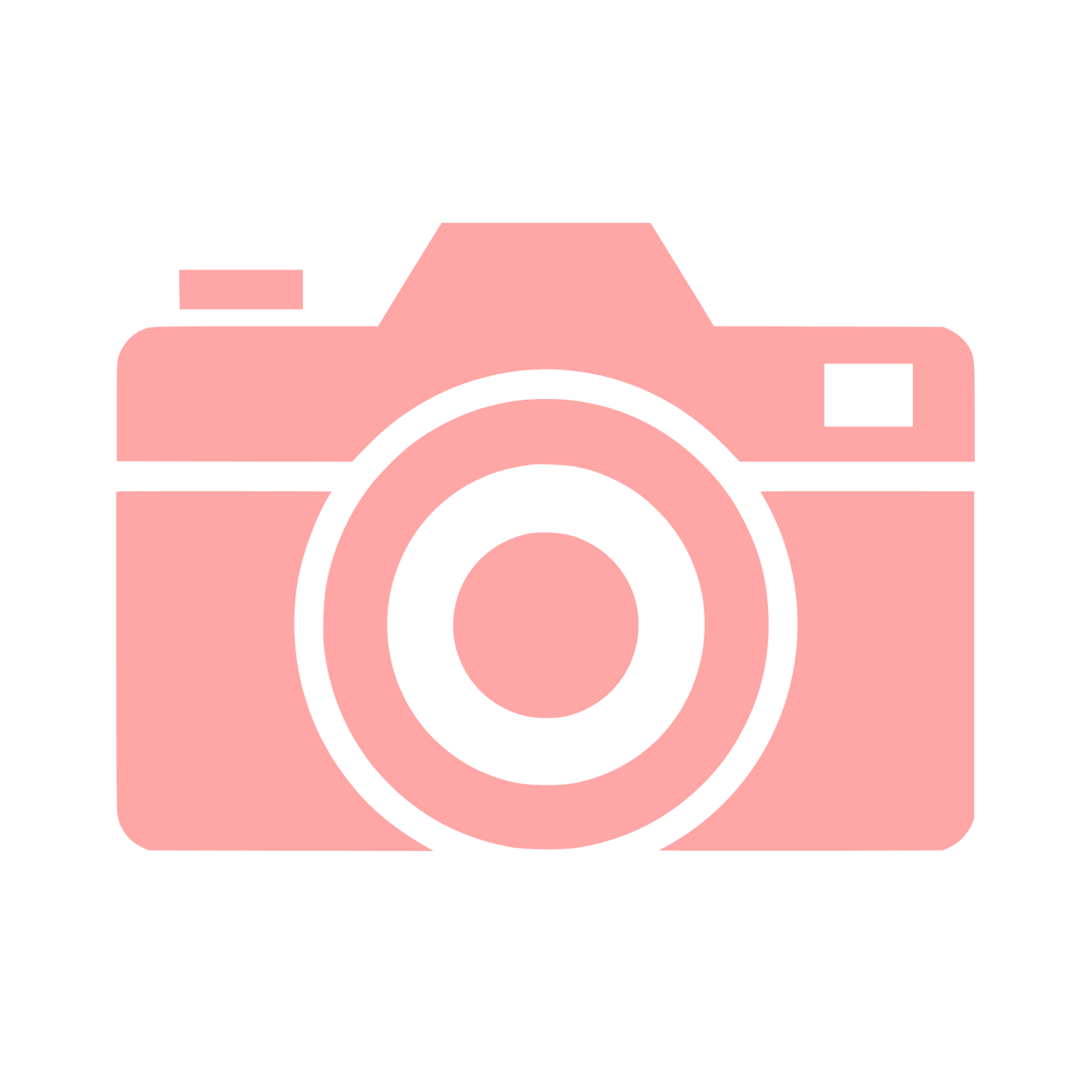 Camera Lens Logo #ffa6a6