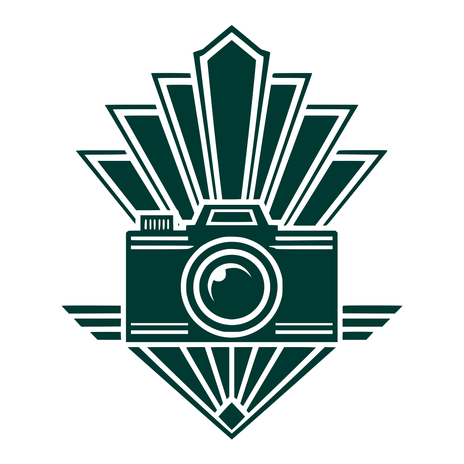 Art Deco Camera Logo #003932