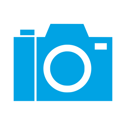 Camera Silhouette Logo #00a3e4