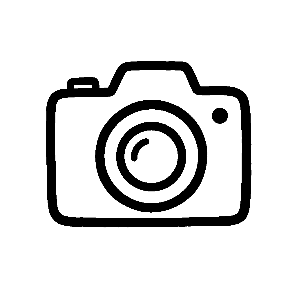 Hand-Drawn Camera Logo