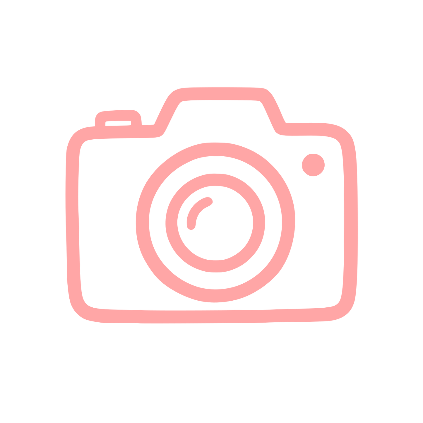 Hand-Drawn Camera Logo #ffa6a6