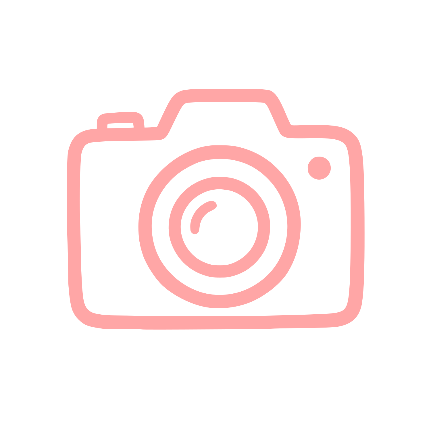 Hand-Drawn Camera Logo #ffa6a6