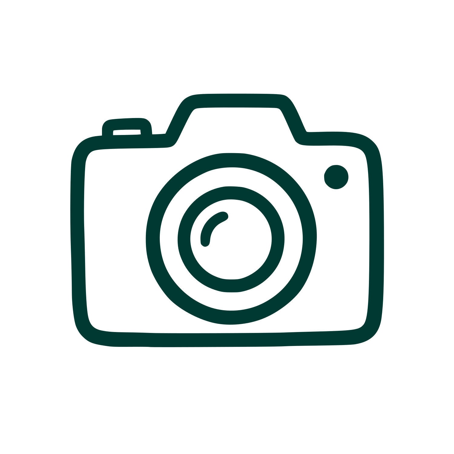 Hand-Drawn Camera Logo #003932