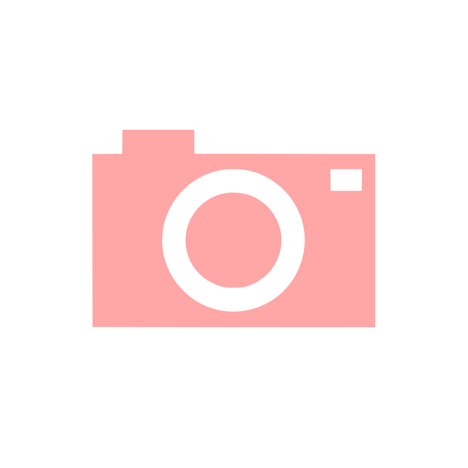 Camera Silhouette Logo #ffa6a6