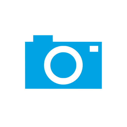 Camera Silhouette Logo #00a3e4