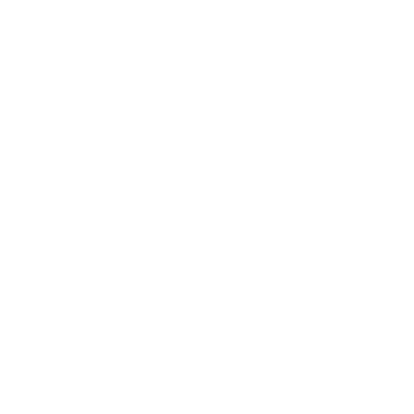 Headphones Outline Logo #ffffff