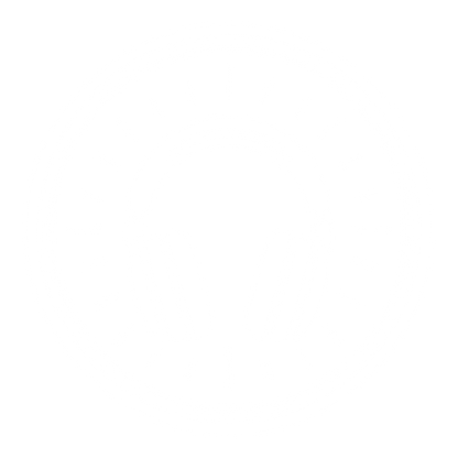 Headphones Circle Badge Logo #ffffff