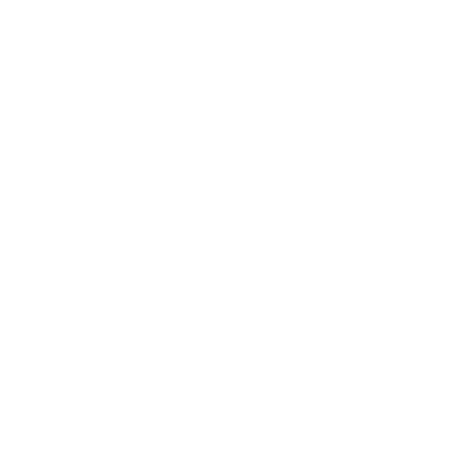 Art Deco Headphones Logo #ffffff