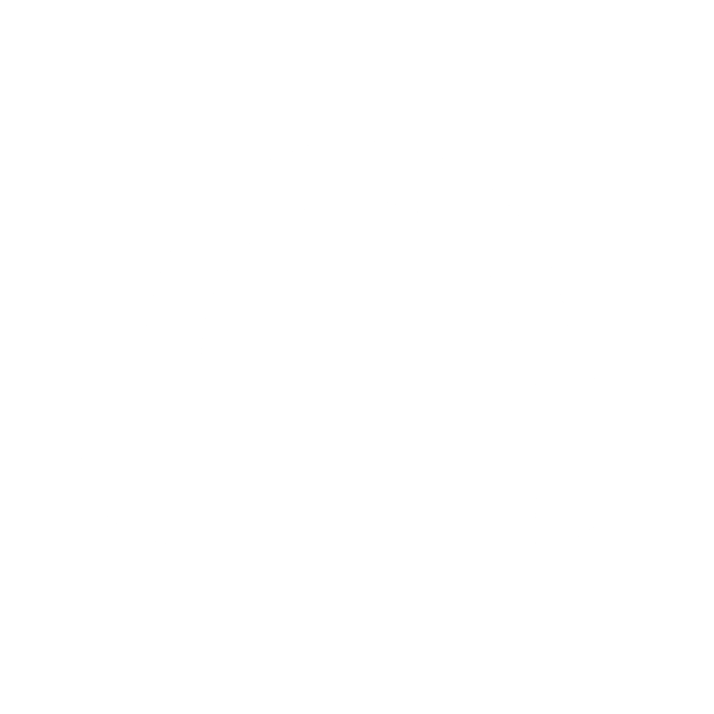 Headphones Music Logo #ffffff
