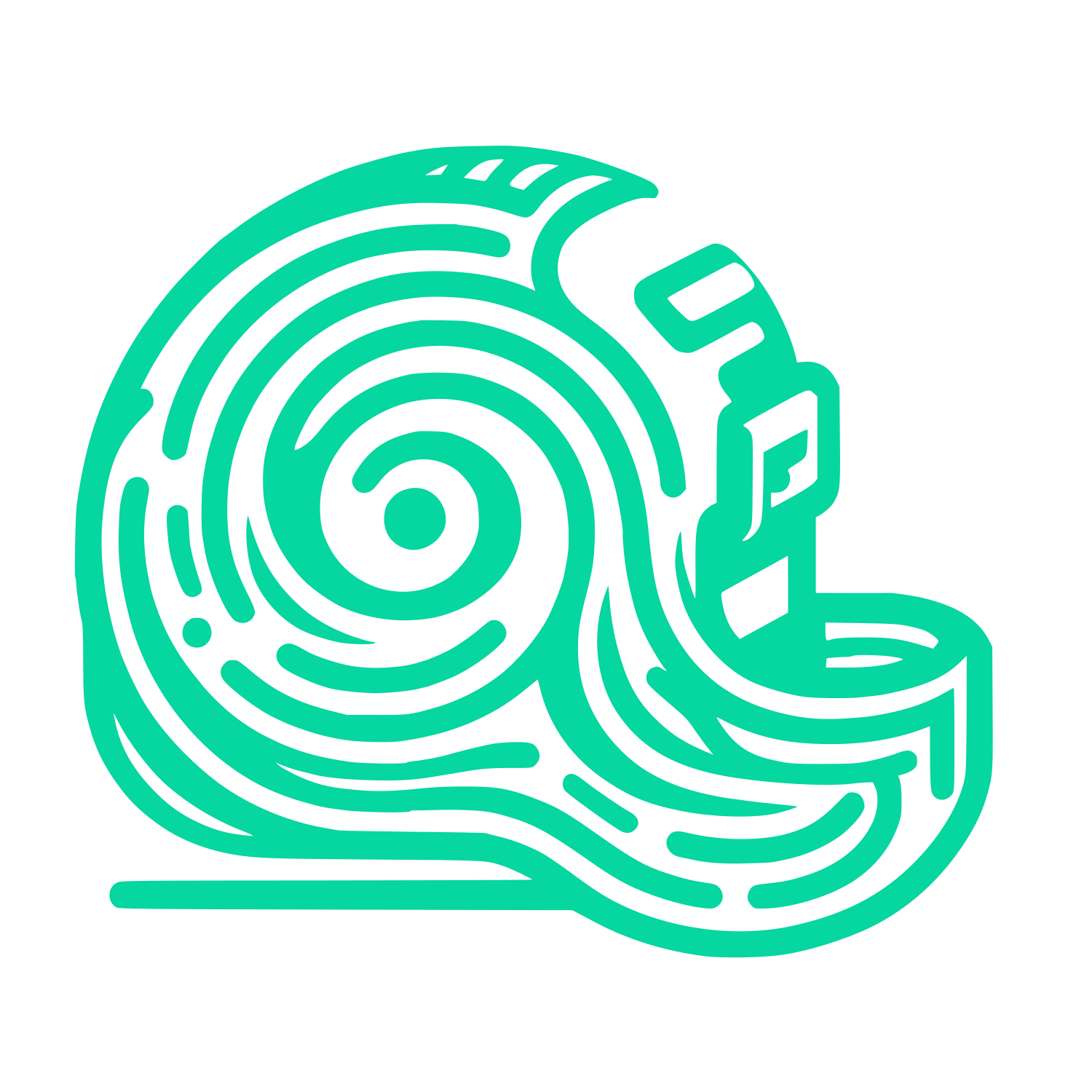 Measurement Tape Logo #06D6A0