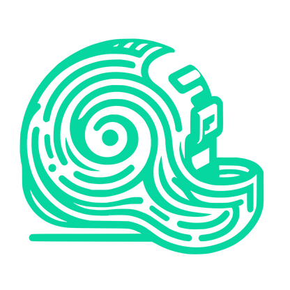 Measurement Tape Logo #06D6A0