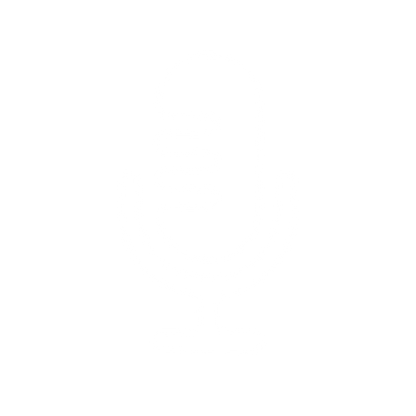 Retro Microphone Outline Logo #ffffff