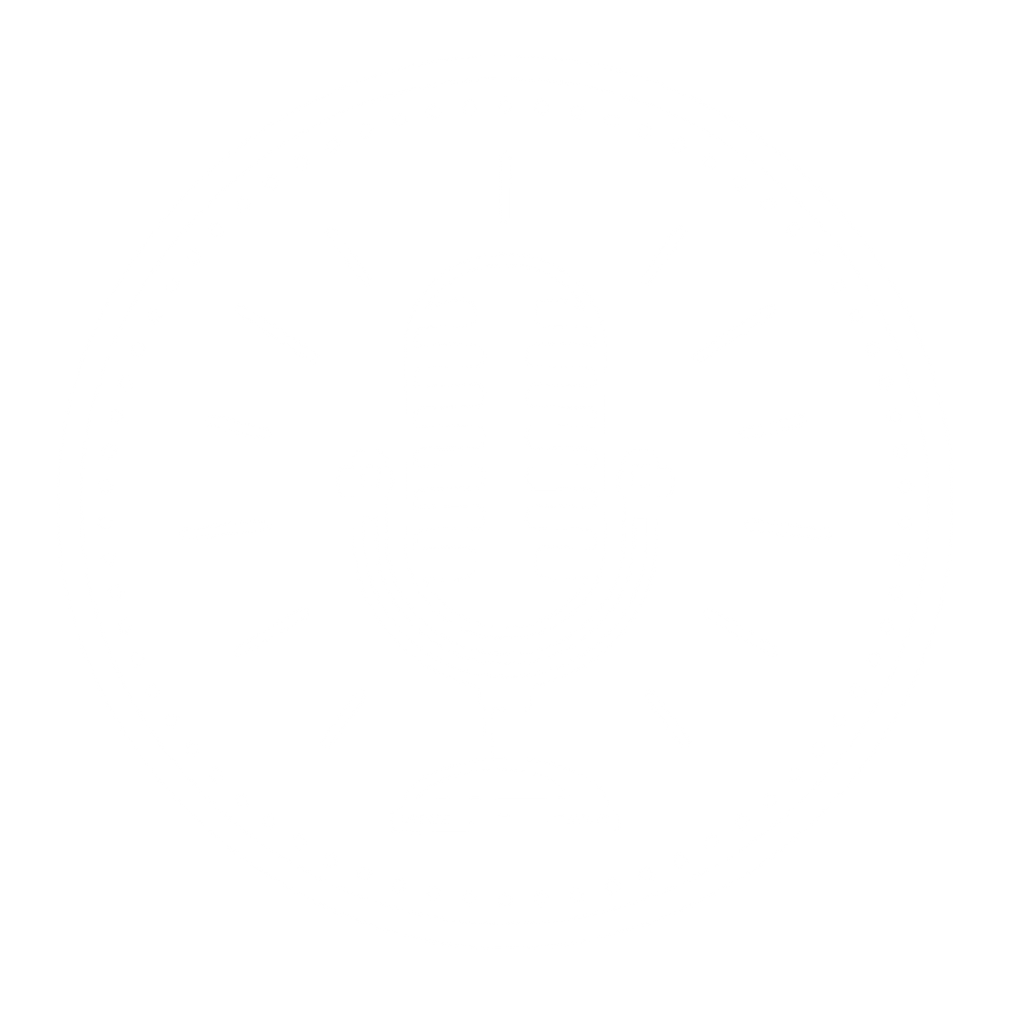 Vintage Microphone Circle Logo #ffffff