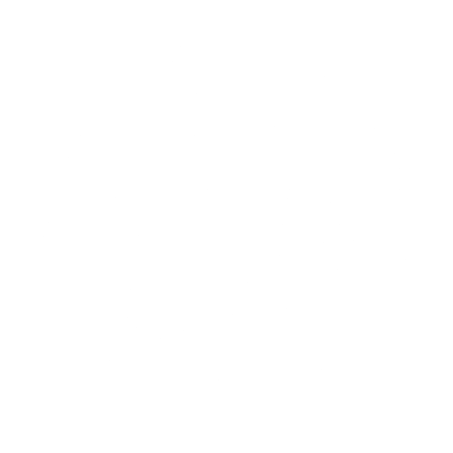 Vintage Microphone Circle Logo #ffffff