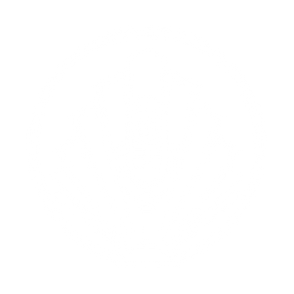 Vintage Microphone Circle Logo #ffffff
