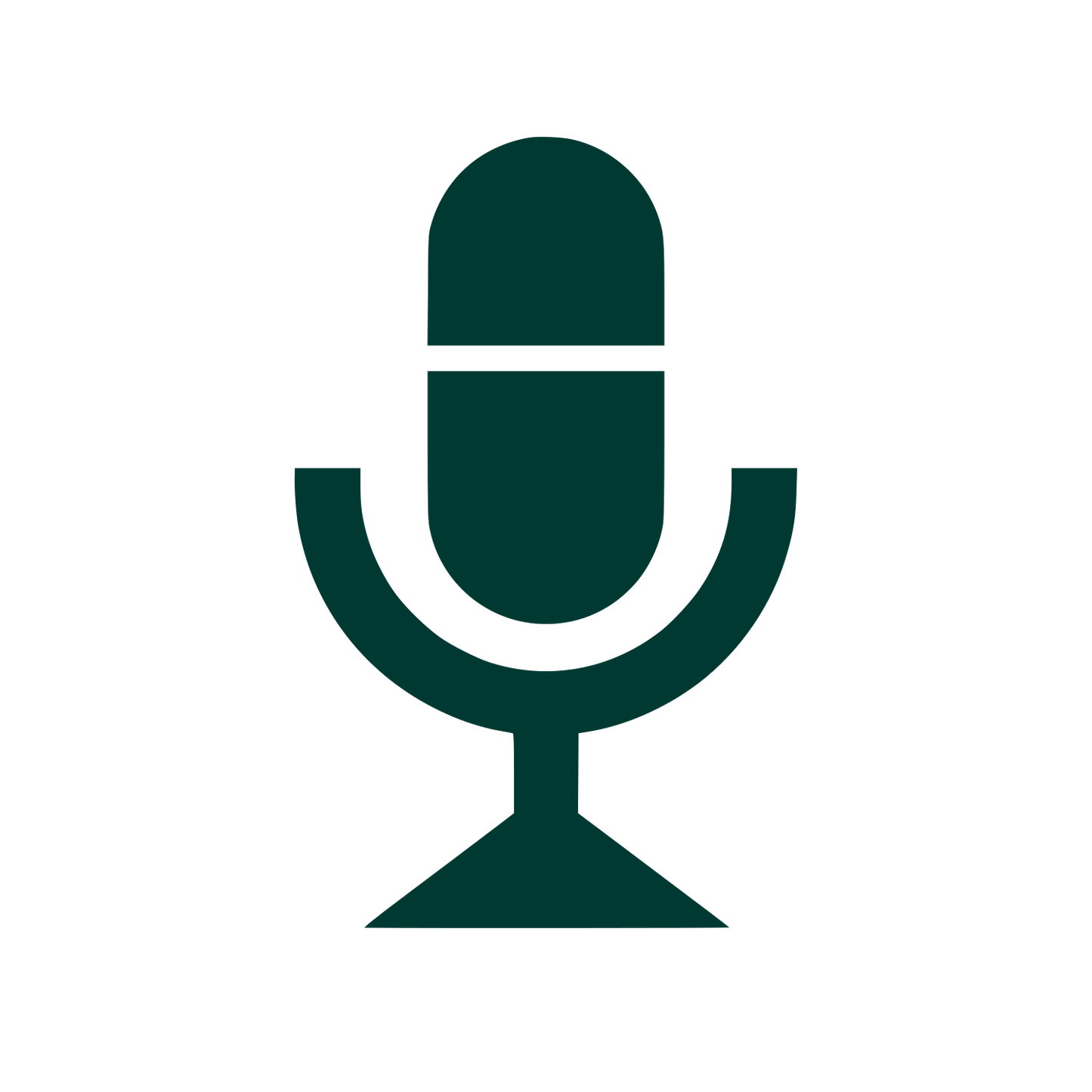 Microphone Stand Logo #003932