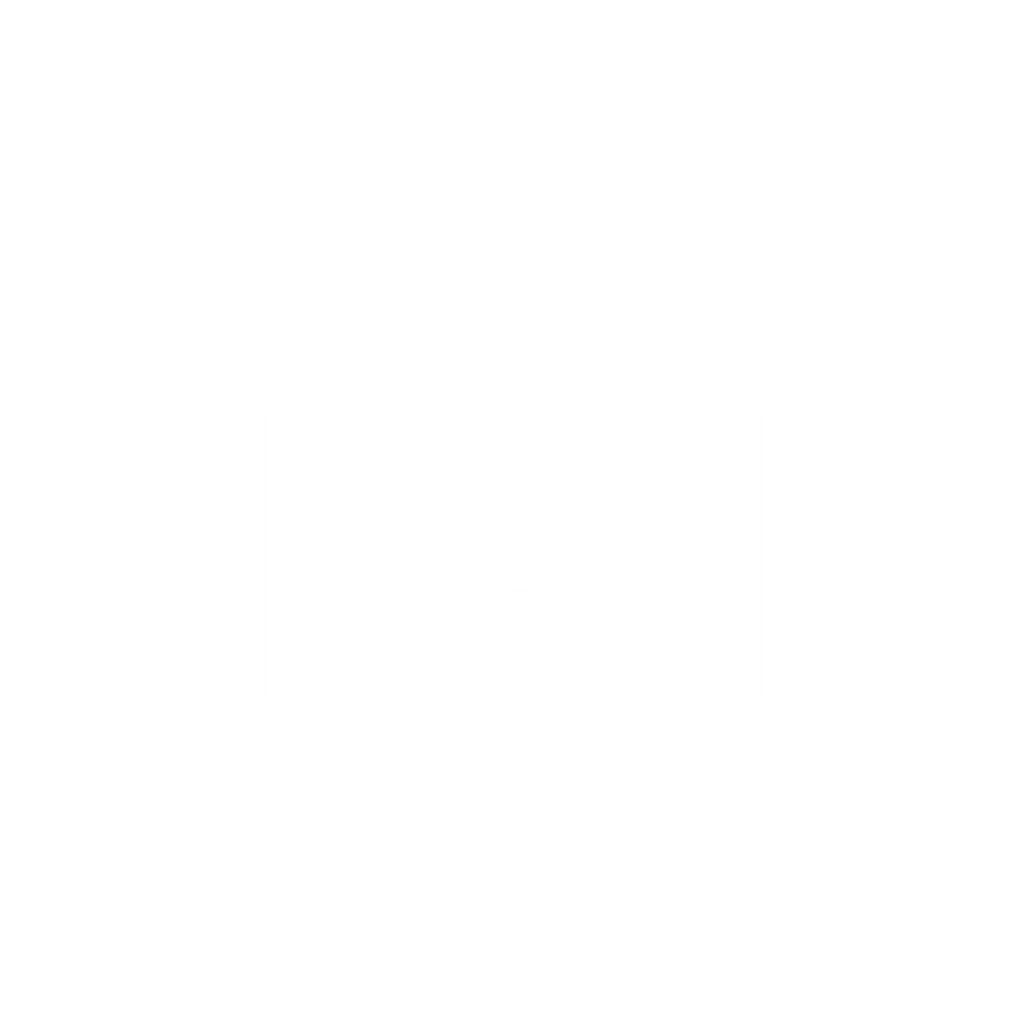 Pixel Microphone Stand Logo #ffffff
