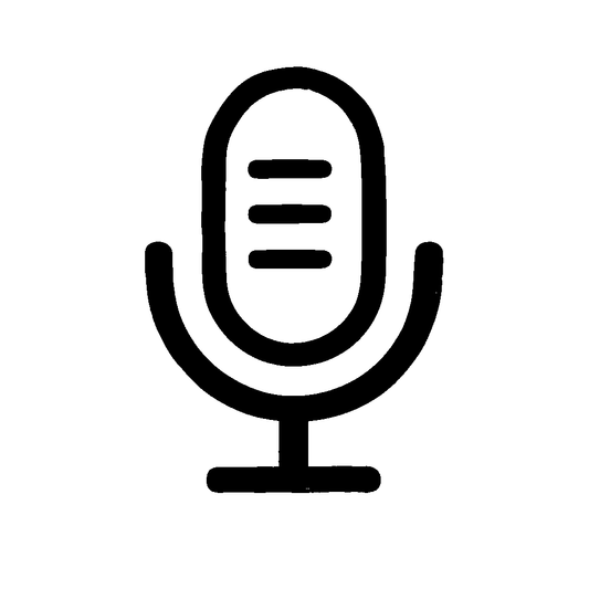 Microphone Outline Logo