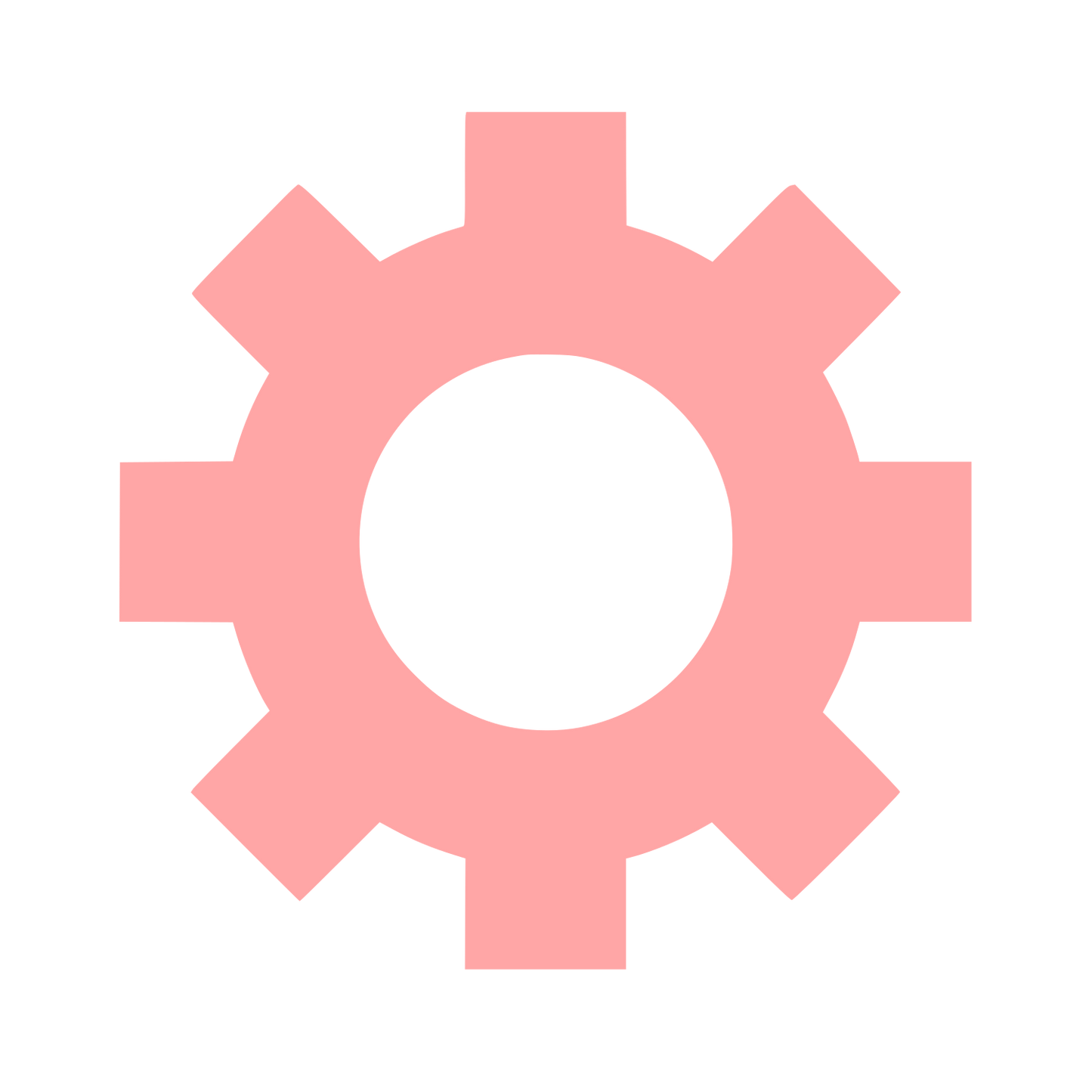 Gear Cog Wheel Logo #ffa6a6