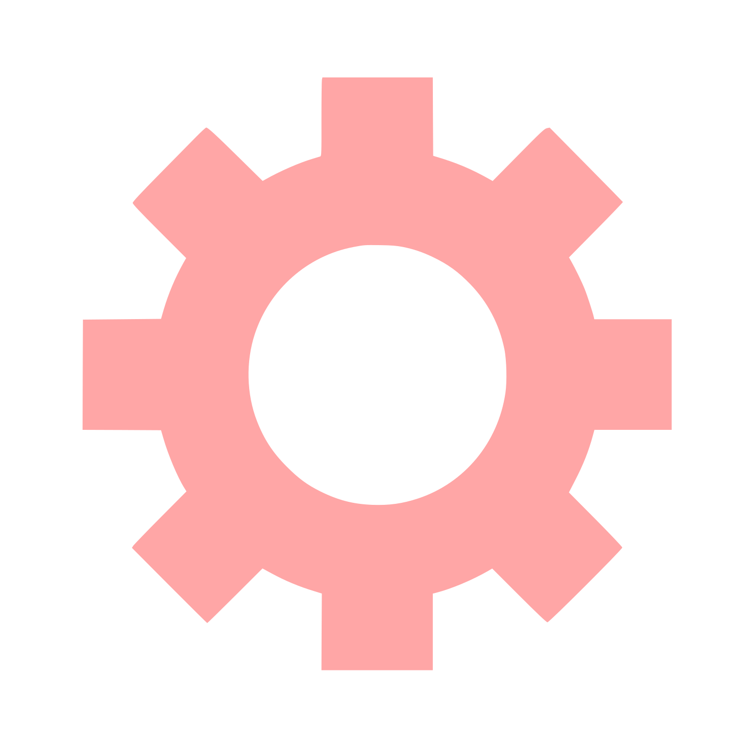 Gear Cog Wheel Logo #ffa6a6