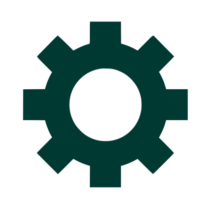Gear Cog Wheel Logo #003932