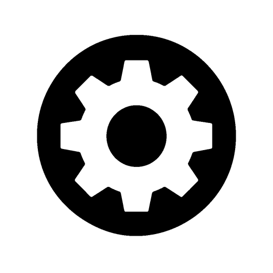 Gear in Circle Logo