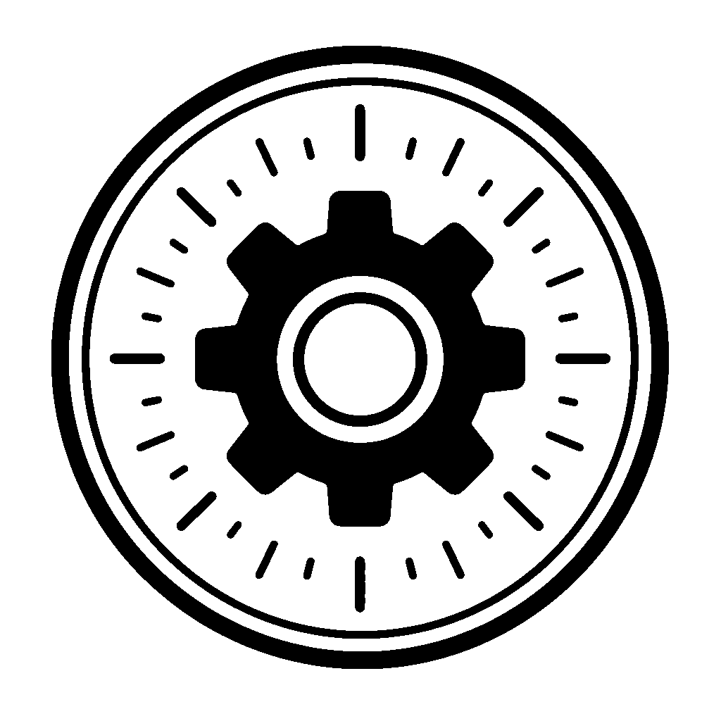 Gear Circle Dial Logo