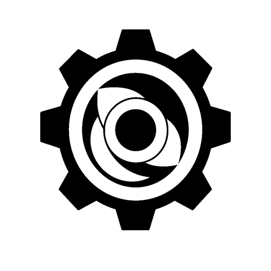 Gear Spiral Eye Logo