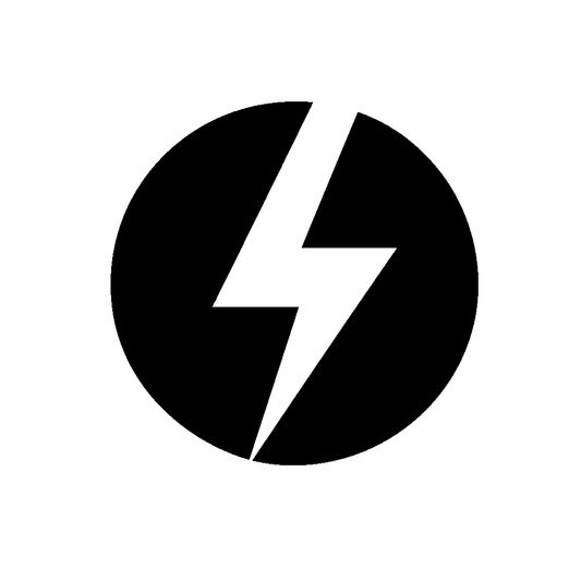 Lightning Bolt Circle Logo