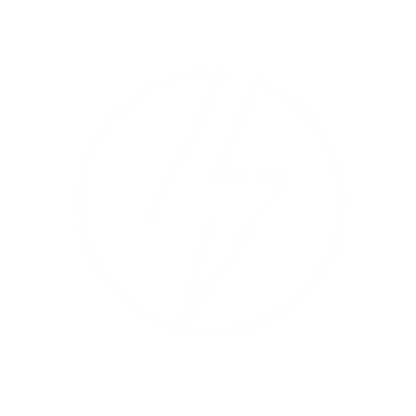 Lightning Bolt Circle Logo #ffffff