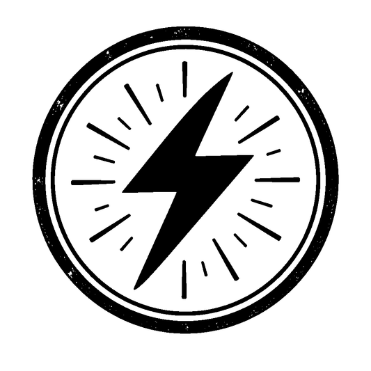 Lightning Bolt Circle Logo