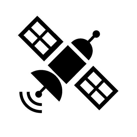 Satellite Signal Transmission Logo