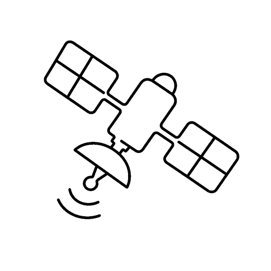 Satellite Dish Signal Logo