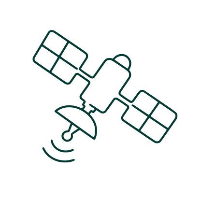 Satellite Dish Signal Logo #003932
