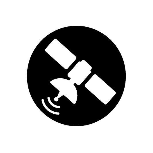 Satellite Dish Signal Logo