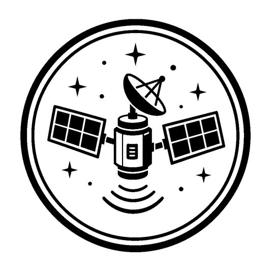 Satellite Dish Circle Logo