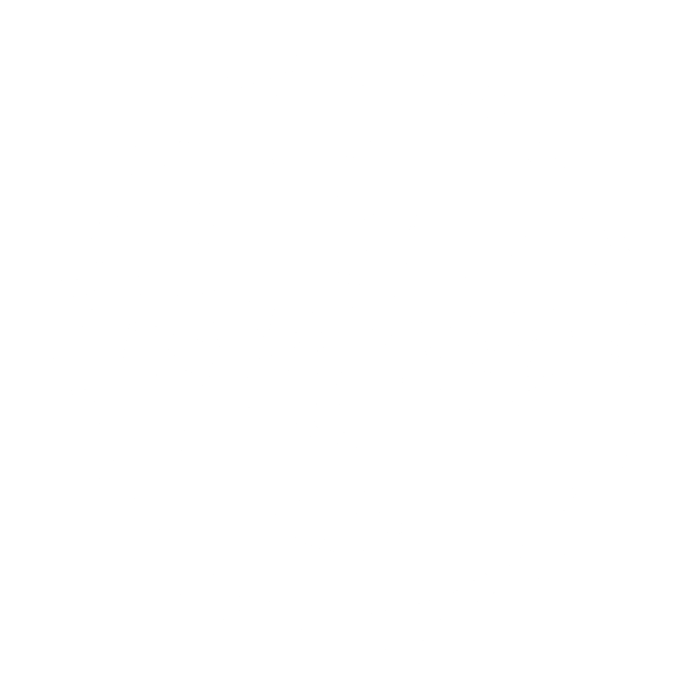 Satellite Dish Circle Logo #ffffff