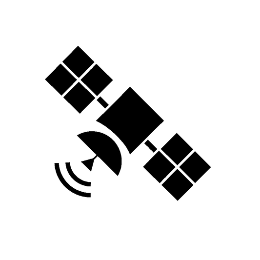 Satellite Dish Signal Logo