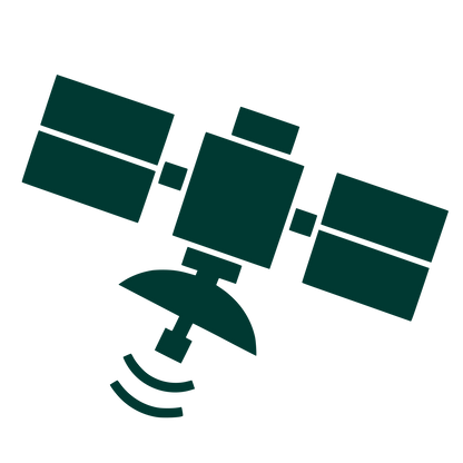 Orbital Satellite Signal Logo #003932