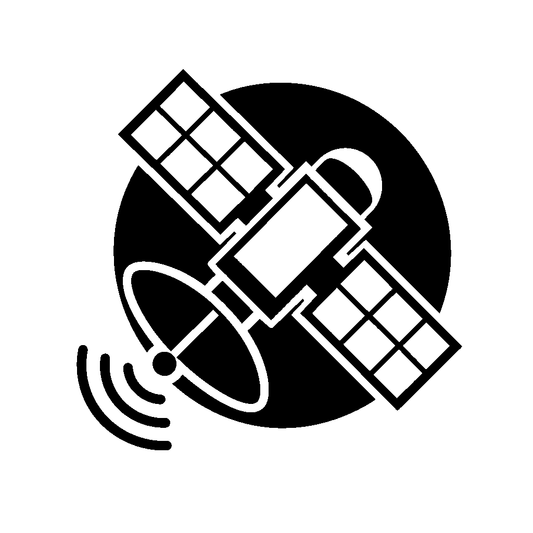 Satellite Dish Signal Logo
