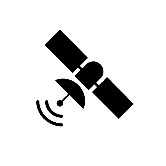 Satellite Dish Signal Logo