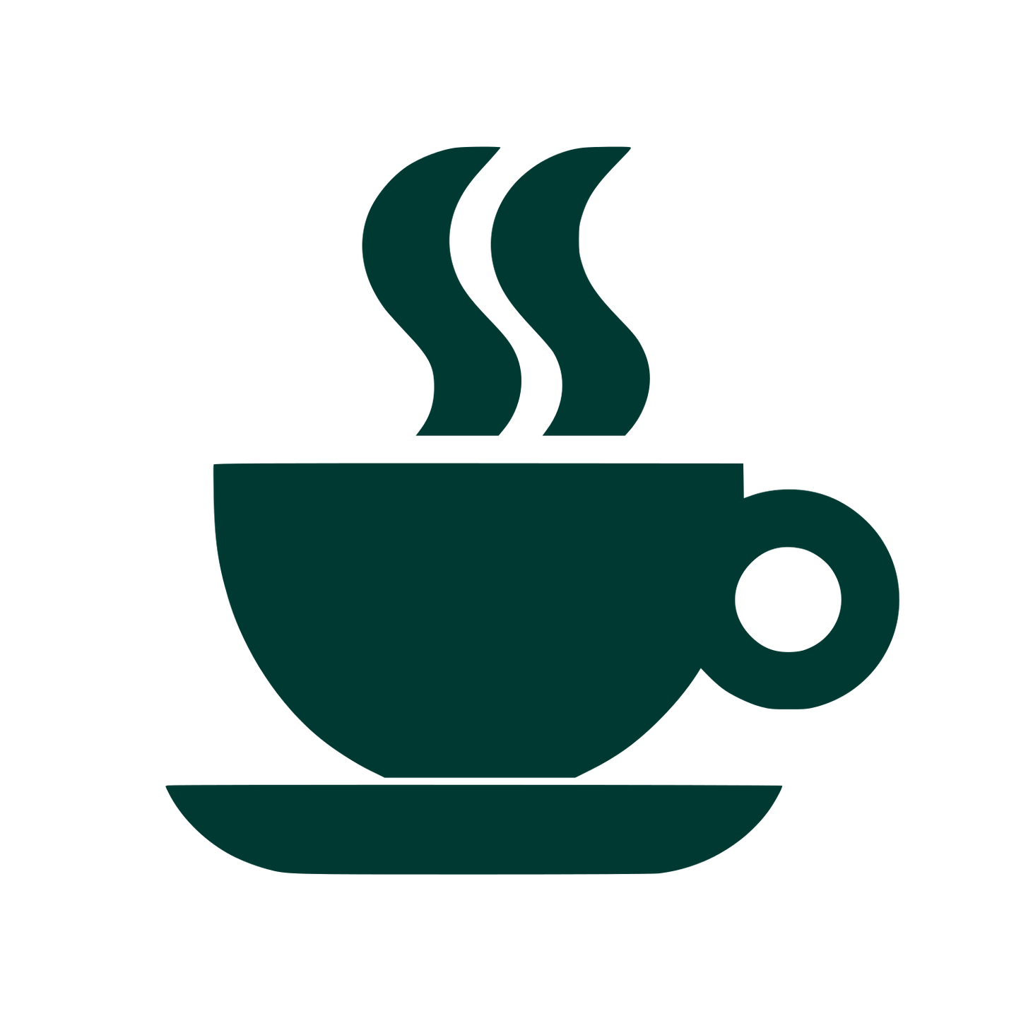 Coffee Cup Steam Logo #003932