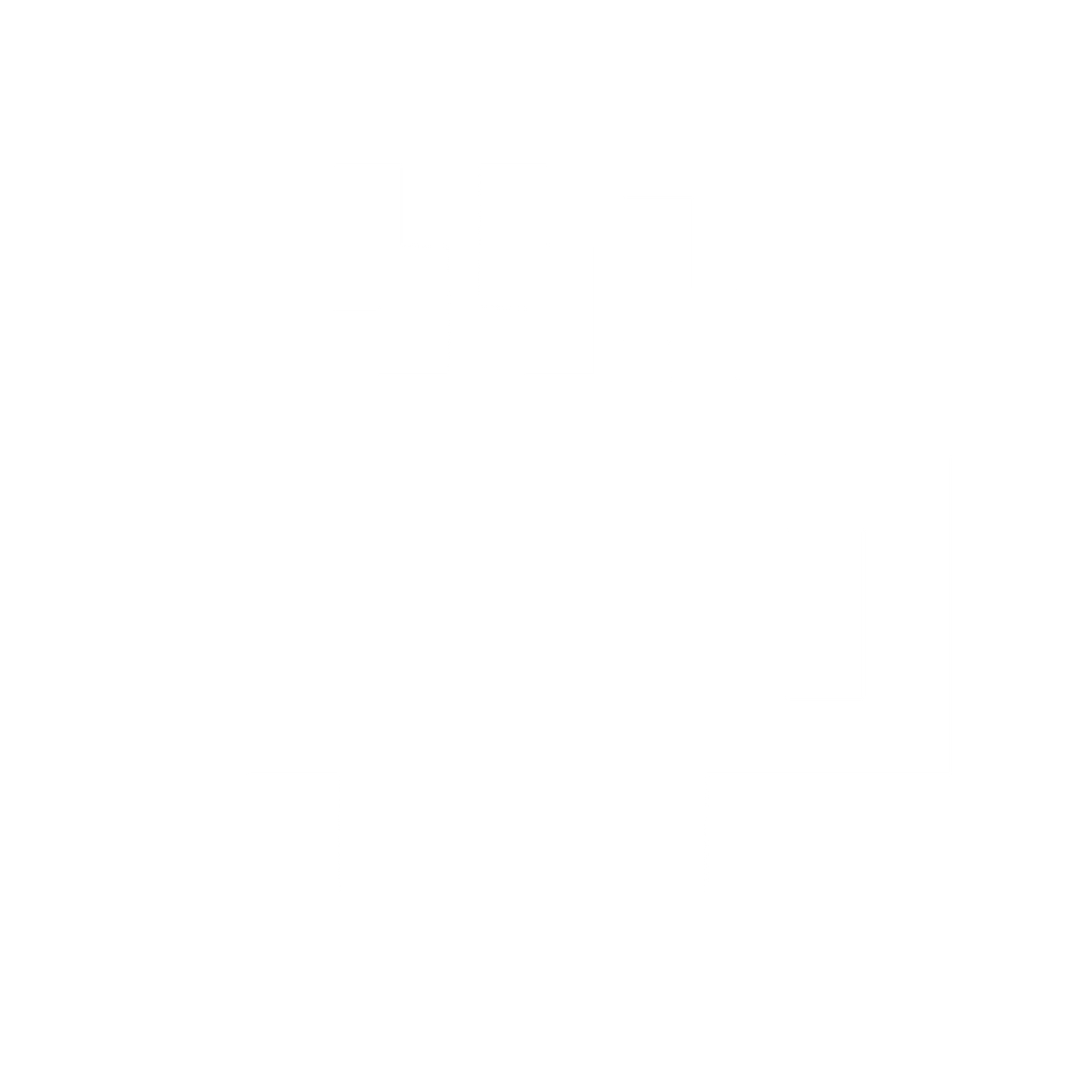 Pixel Art Coffee Cup Logo #ffffff