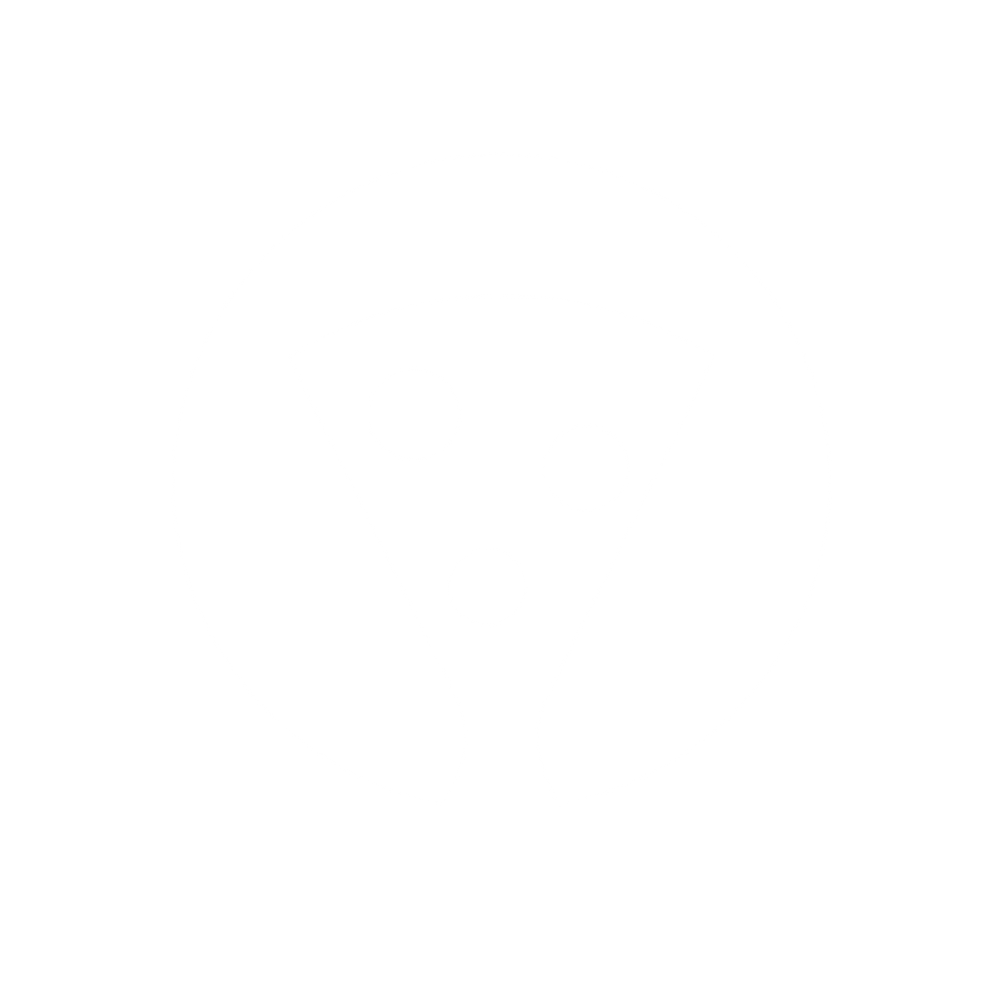 Pizza Slice Circle Logo #ffffff