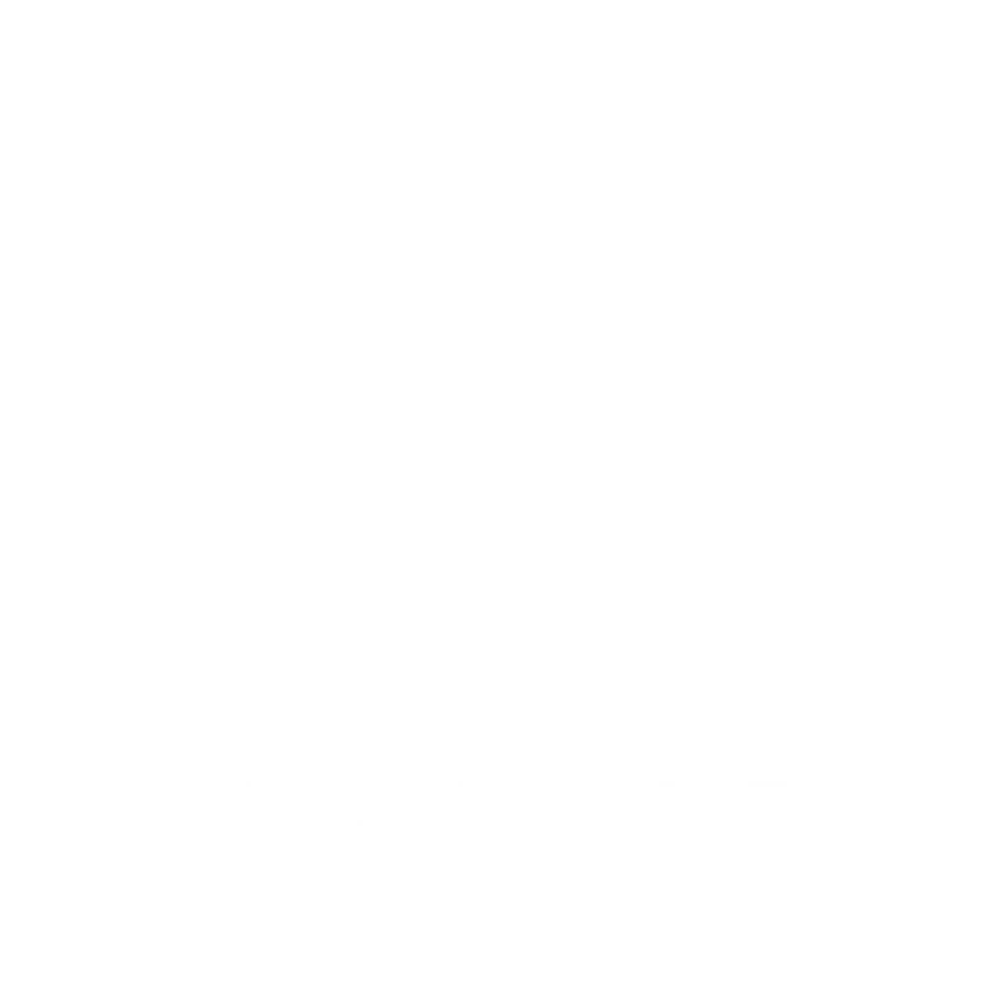 Art Deco Pizza Slice Logo #ffffff