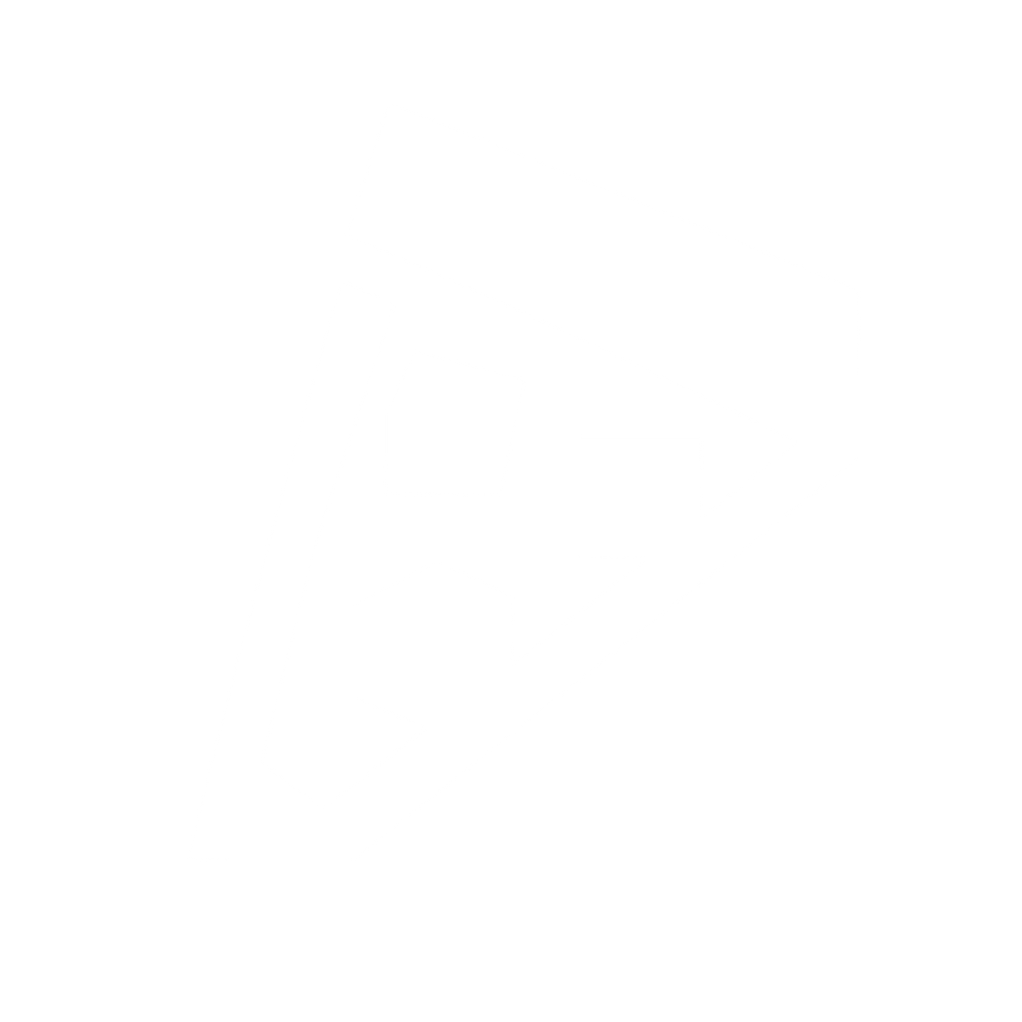 Geometric Pizza Slice Logo #ffffff